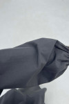 Sare Fashion Neck and Waist Detailed Skirt Suit Black
