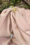 Sare Fashion Belted Dress with Brooch Detail and Stone