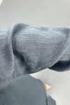 Sare Fashion Brooch Shiny Two Piece Suit Gray