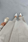 Pocket Detailed Shirt Set Stone