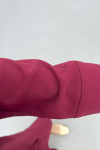 Sare Fashion Pocket Detailed Front Tie Two Piece Suit Claret Red
