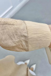 Pocket and Collar Stoned Shirt Camel