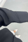Pocket and Collar Stoned Shirt Black