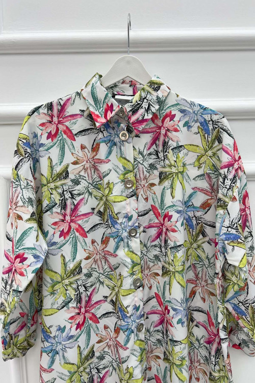 Floral Shirt Pink