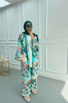Floral Kimono Set Orange