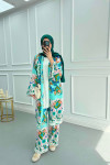Floral Kimono Set Orange
