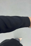Sare Fashion Double Button Unlined Jacket Black