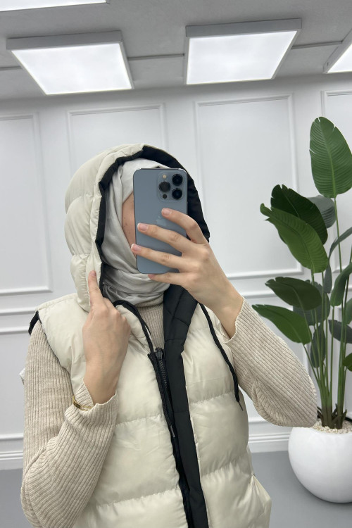 Double Sided Puffer Vest Black Double Sided Puffer Vest Black