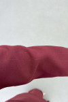 Sare Fashion Double Collar Striped Jacket Suit Claret Red