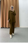 Sare Fashion Dark Green Suit with Chima Trousers
