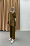 Sare Fashion Dark Green Suit with Chima Trousers