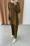 Sare Fashion Dark Green Suit with Chima Trousers