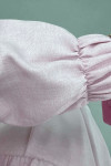 Sare Fashion Snap Jacket Skirt Set Pink