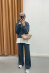 Oysh Suit with Snap Jacket Anthracite