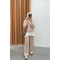 Oysh Suit Beige with Snap Jacket
