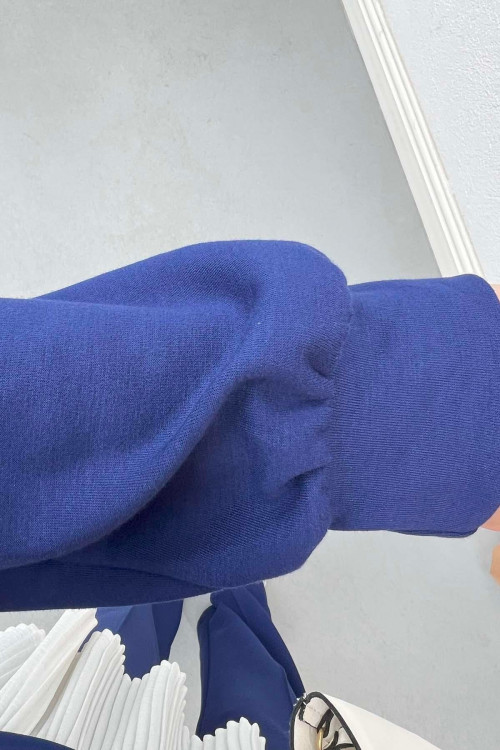 Oysh Suit Navy Blue with Snap Jacket