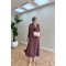 Sare Fashion Snap Skirt Set Purple
