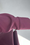 Snap-on Skirt Suit Plum