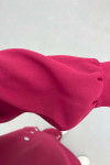 Sare Fashion Snap-On Hooded Suit Claret Red