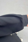 Sare Fashion Snap-On Hooded Set Black