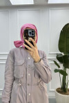 Snap Overalls Mink