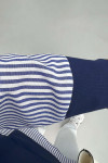 Stripe Detailed Tunic Navy Blue
