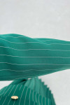 Sare Fashion Striped Lined Jacket Set Benetton Green