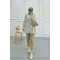 Sare Fashion Striped Linen Jacket Khaki