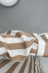 Striped Suit Brown