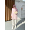 Sare Fashion Striped Viscose Tunic Pink