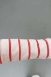 Sare Fashion Striped Viscose Tunic Orange