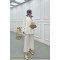 Sare Fashion Lace Detailed Shirt White