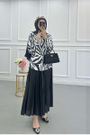Sare Fashion Patterned Shirt Black
