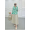 Sare Fashion Patterned Shirt Green