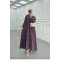 Sare Fashion Patterned Mango Dress Purple