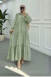 Sare Fashion Patterned Mango Dress Green Sare Fashion Patterned Mango Dress Green