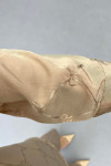 Sare Fashion Patterned Satin Suit Beige