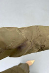Sare Fashion Patterned Satin Suit Khaki