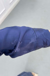 Sare Fashion Patterned Satin Suit Navy Blue