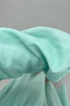 Patterned Glittery Dress Aqua Green