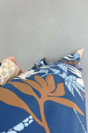 Sare Fashion Patterned Viscose Dress Blue