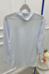 Sare Fashion Stand Collar Cotton Underwear White