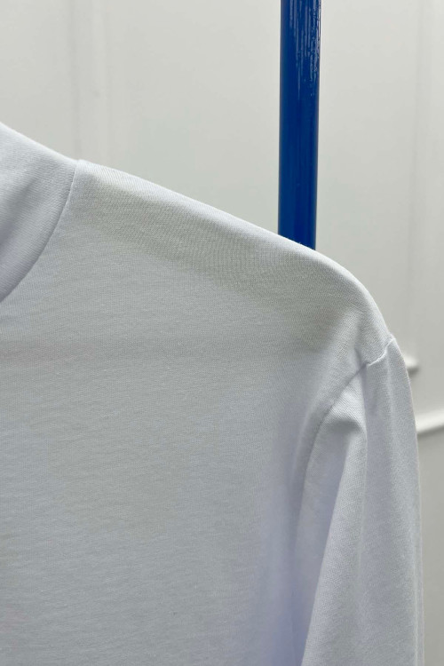 Sare Fashion Stand Collar Cotton Underwear White