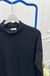 Sare Fashion Stand Collar Cotton Underwear Black