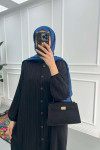 Textured Shirt Tunic Black