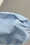 Sare Fashion Button Detailed Balloon Sleeve Shirt Baby Blue