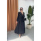 Sare Fashion Button Detailed Skirt Suit Black
