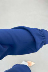 Sare Fashion Button Detailed Shirt Navy Blue