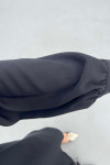 Sare Fashion Button Detailed Shirt Black