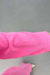 Sare Fashion Button Detailed Trouser Suit Pink